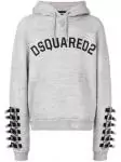 dsquared2 sweat new hiver hoodie logo et boucles